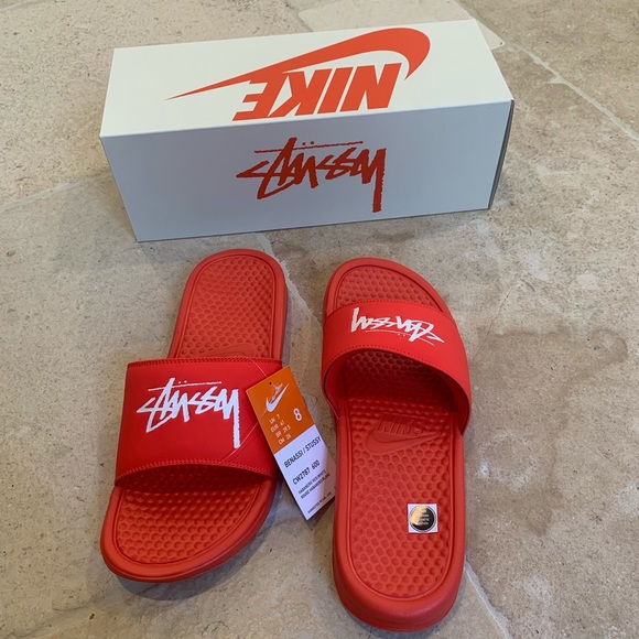 stussy nike slides